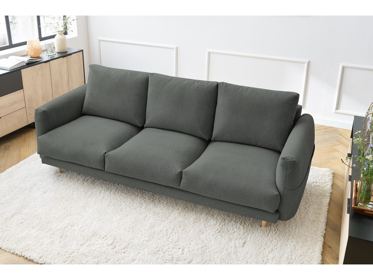 Sofa prosta stała 4-osobowa ZEBULON