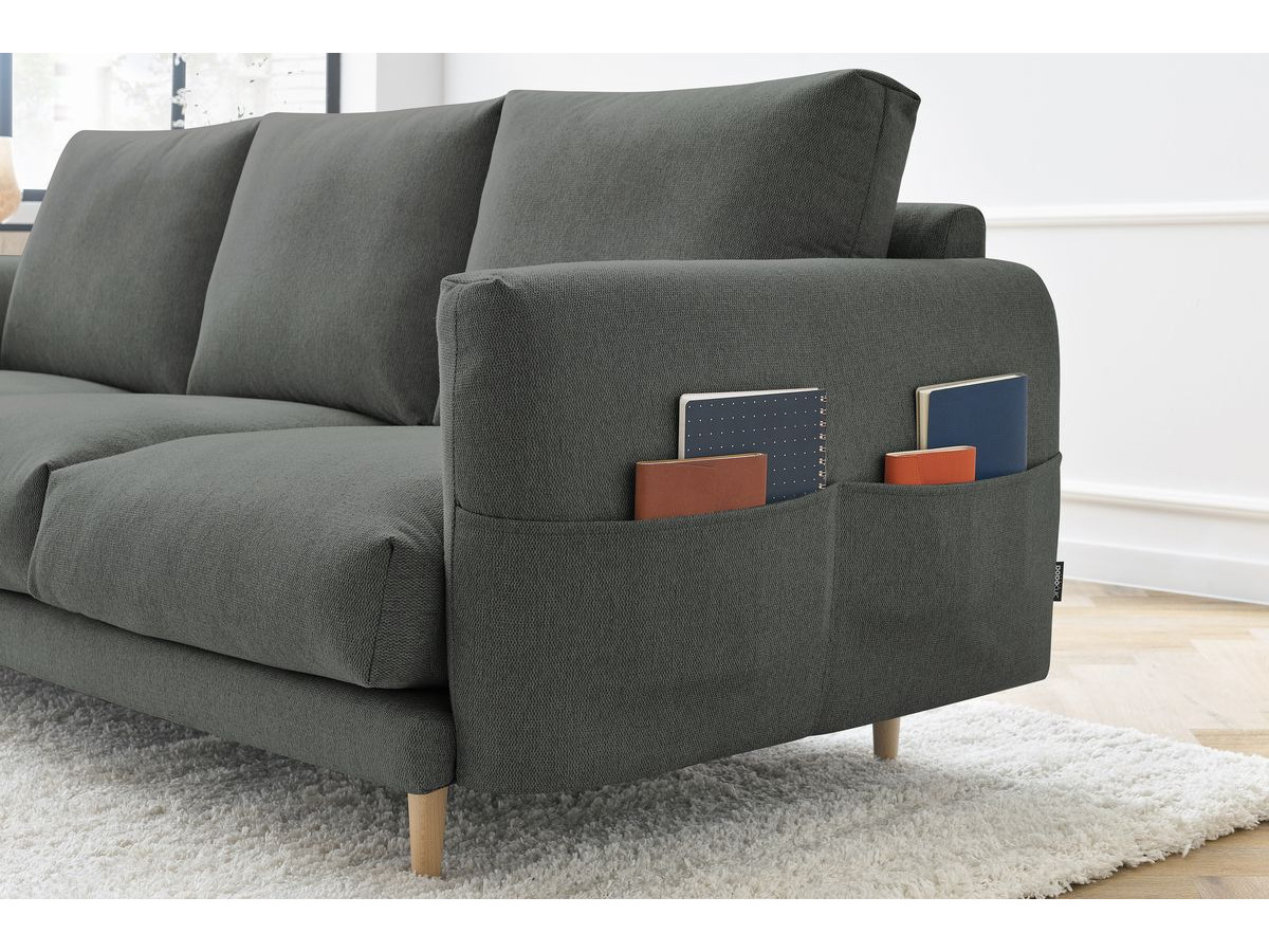 Sofa prosta stała 4-osobowa ZEBULON