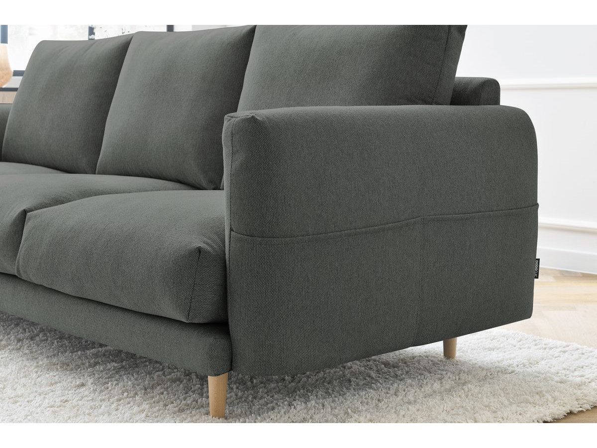 Sofa prosta stała 4-osobowa ZEBULON