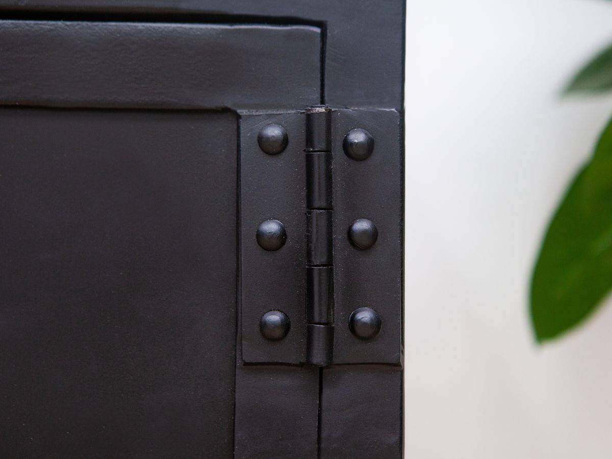 Boekenkast BEAUBOURG, 190 cm hoog, massief mangohout