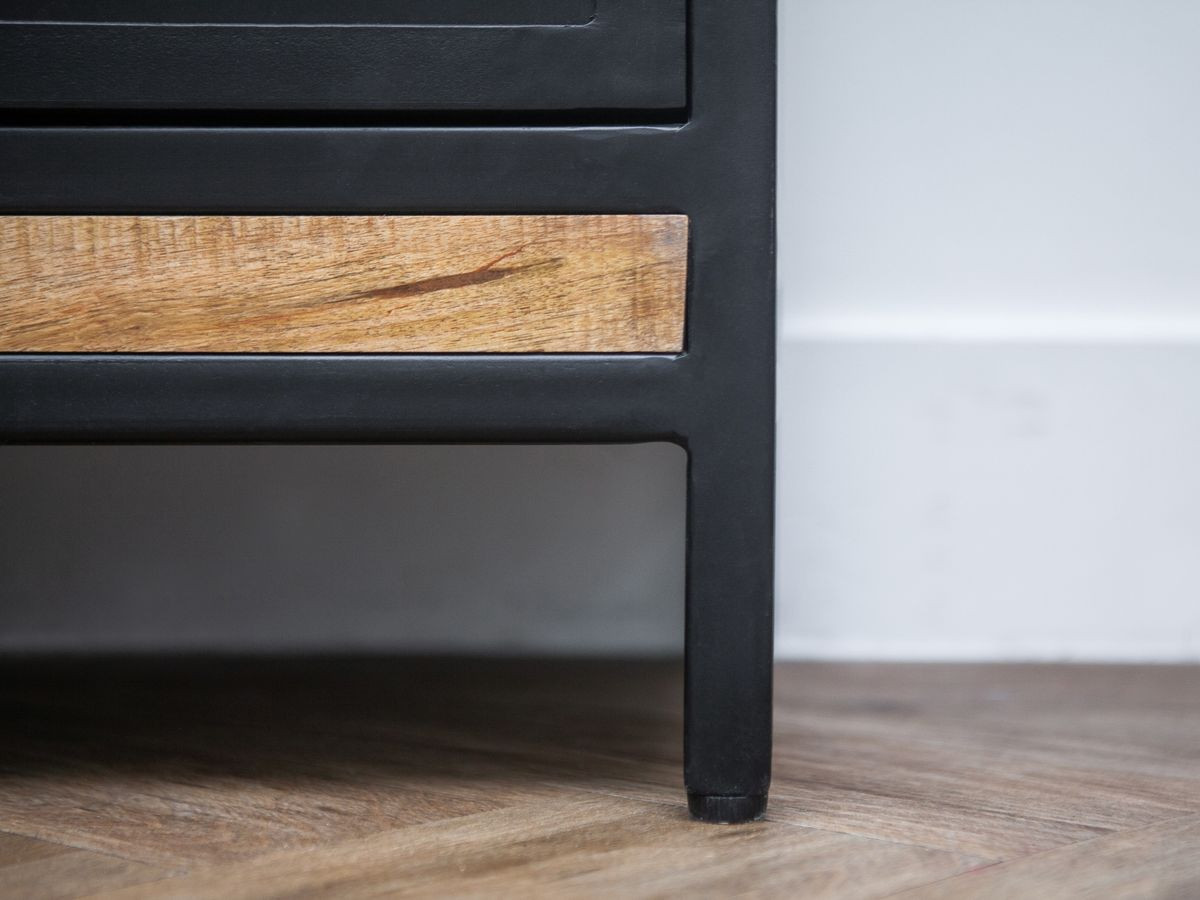 BEAUBOURG 3-deurs dressoir 200 cm massief mangohout
