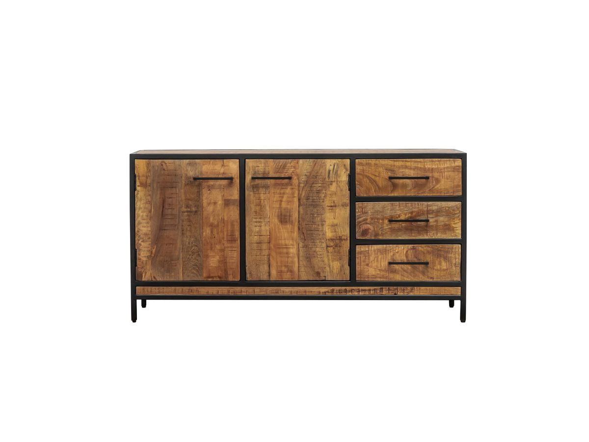 BEAUBOURG 2-deurs dressoir 160 cm massief mangohout