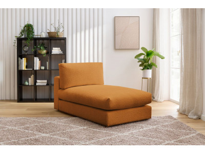 Méridienne pour canapé modulable PARIS tissu bouclette