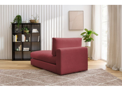 Méridienne pour canapé modulable PARIS tissu bouclette