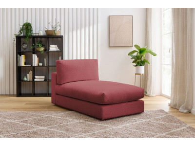 Méridienne pour canapé modulable PARIS tissu bouclette