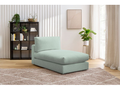 Méridienne pour canapé modulable PARIS tissu bouclette