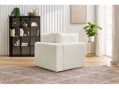 Angle pour canapé modulable PARIS tissu bouclette