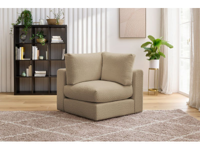 Angle pour canapé modulable PARIS tissu bouclette