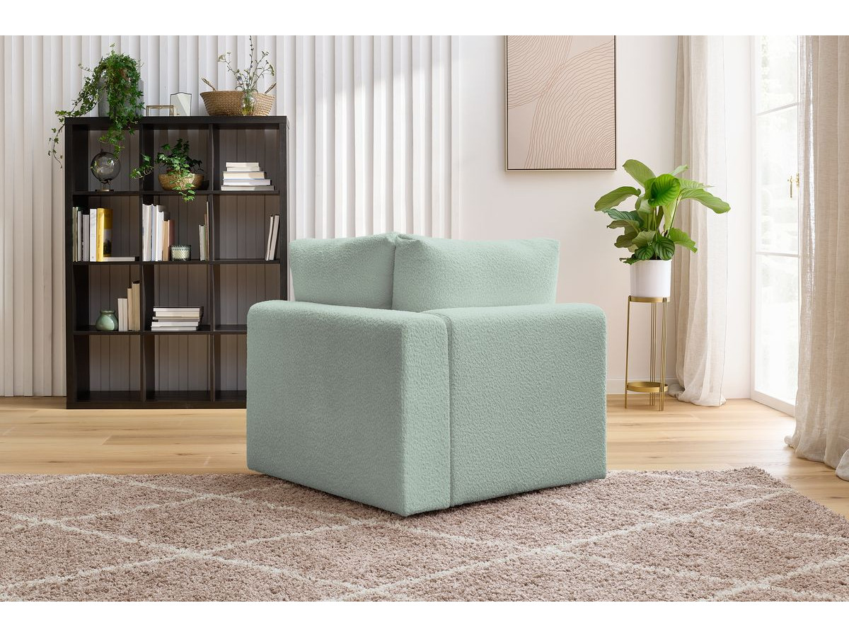 Angle pour canapé modulable PARIS tissu bouclette