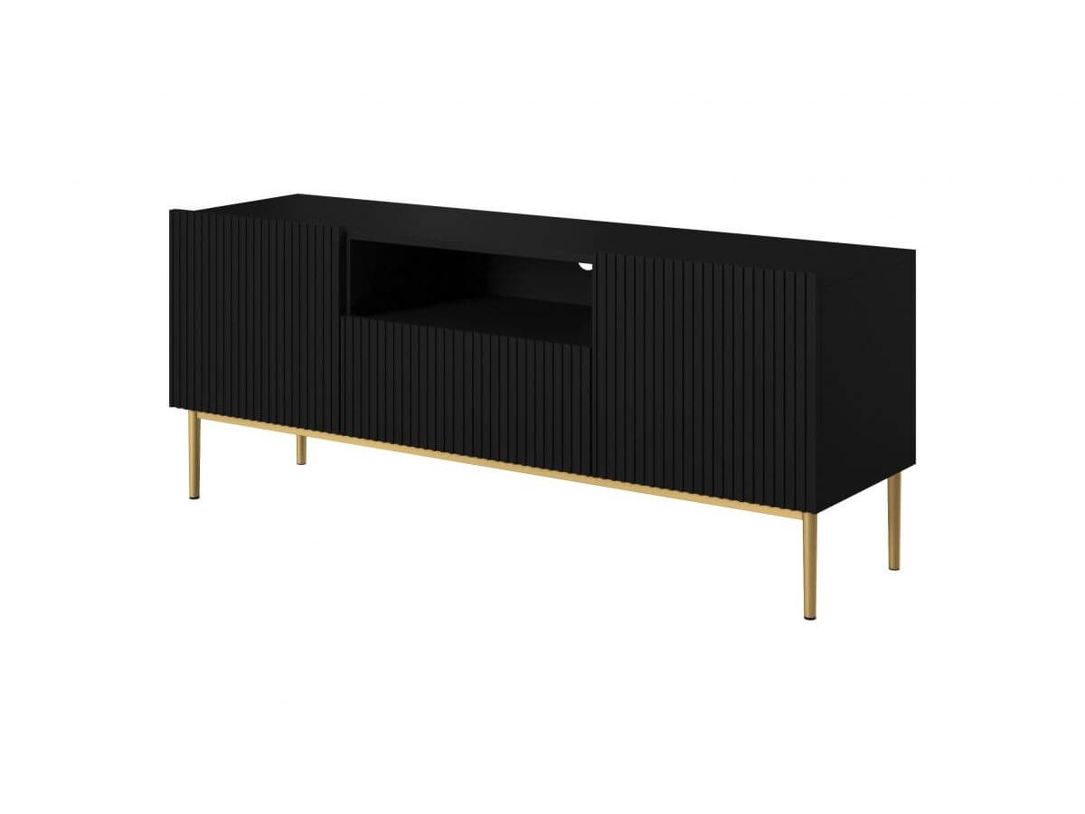 KASHA 150 cm TV-meubel met nis Gouden poten