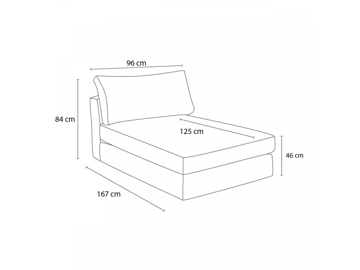 Canapé d'angle fixe EVEREST tissu chiné - Orange - Angle droit - 10 coussins