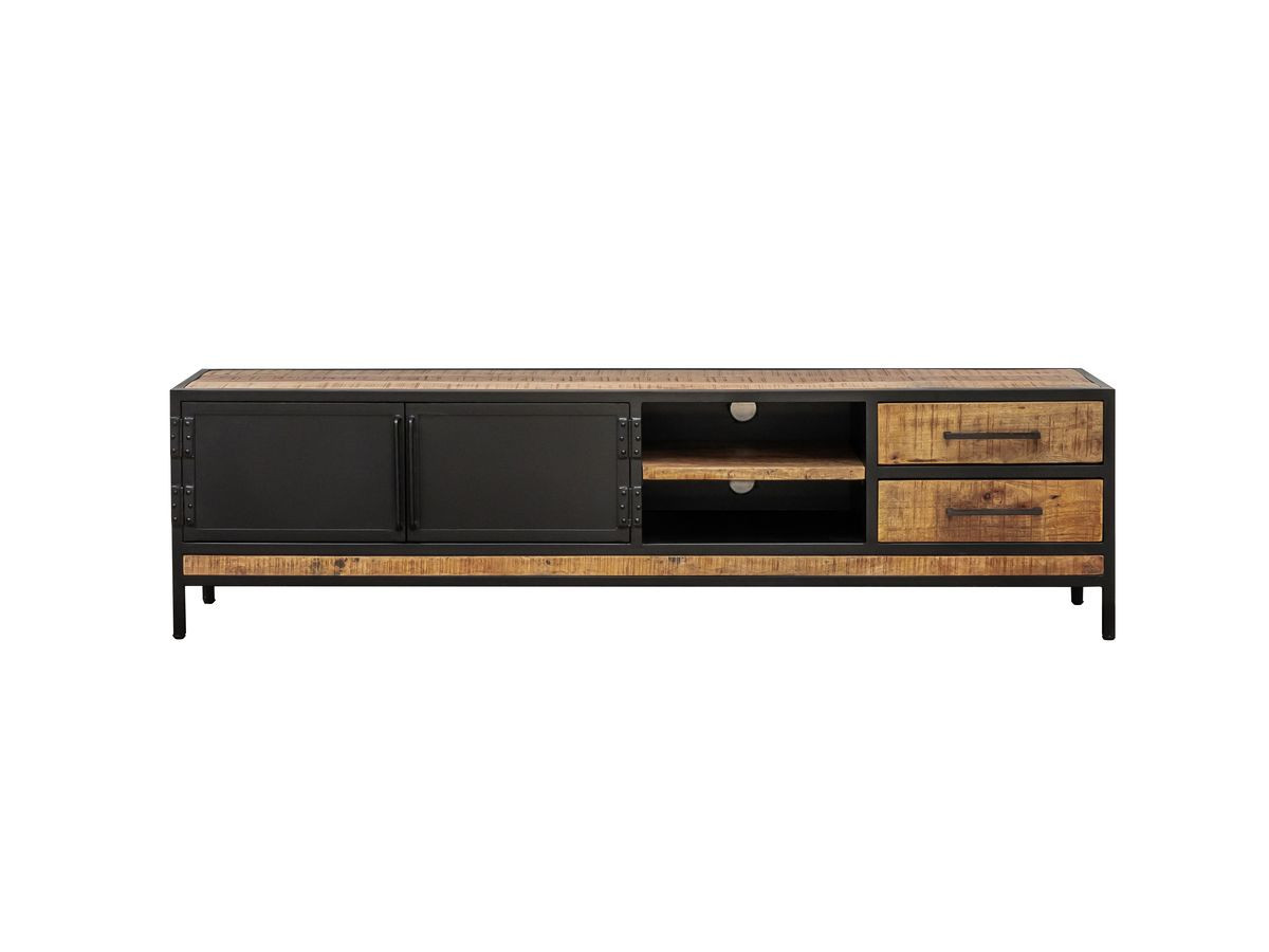 BEAUBOURG Set met 160 cm dressoir + tv-meubel massief mangohout