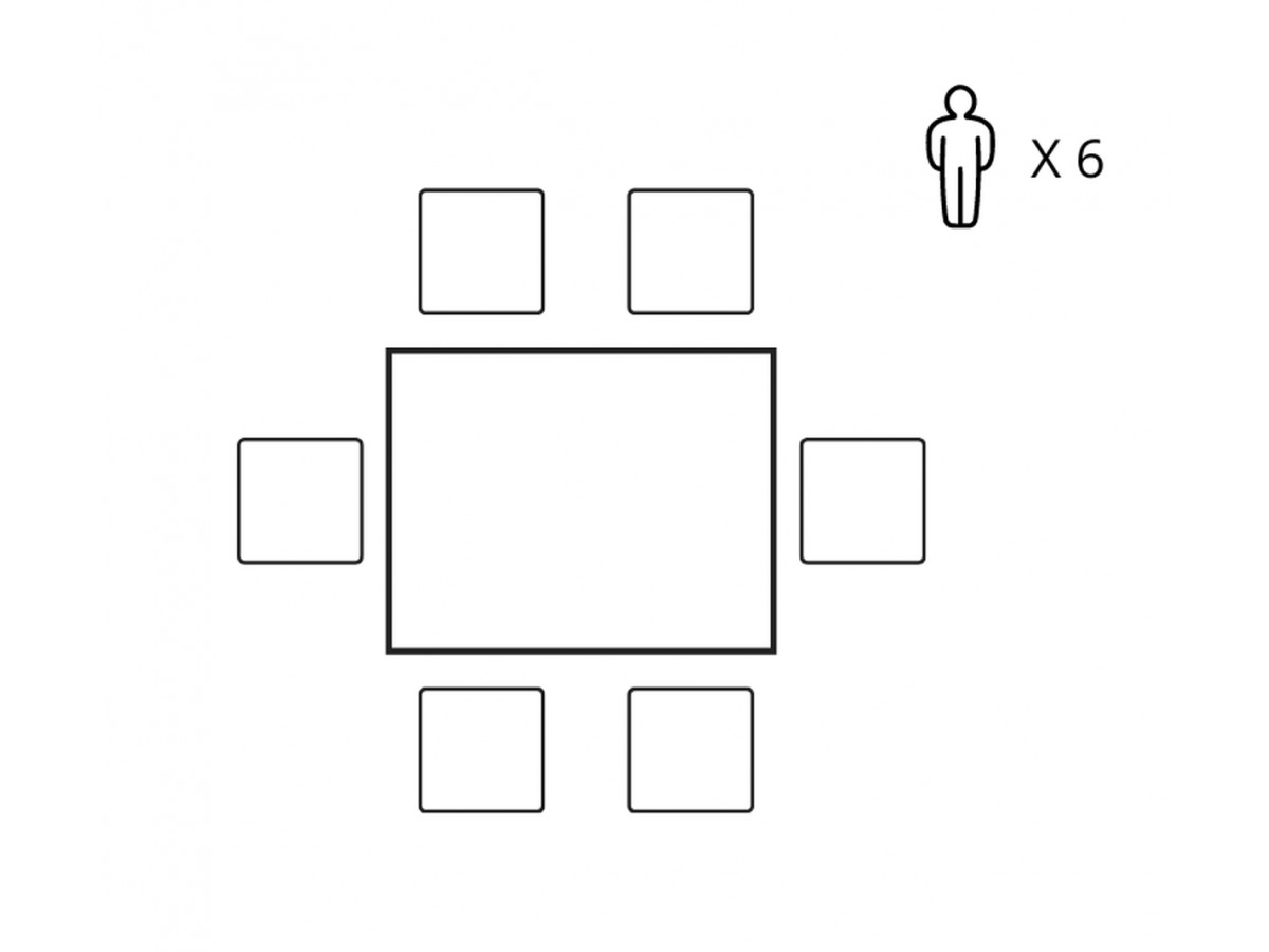 AWANI uitschuifbare eettafel met vierkante poten in massief eikenhout en metaal