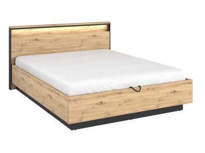 Ensemble KYRIA avec Lit coffre + Commode + 2 chevets