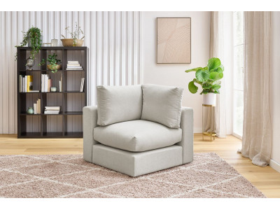 Angle pour canapé modulable PARIS tissu