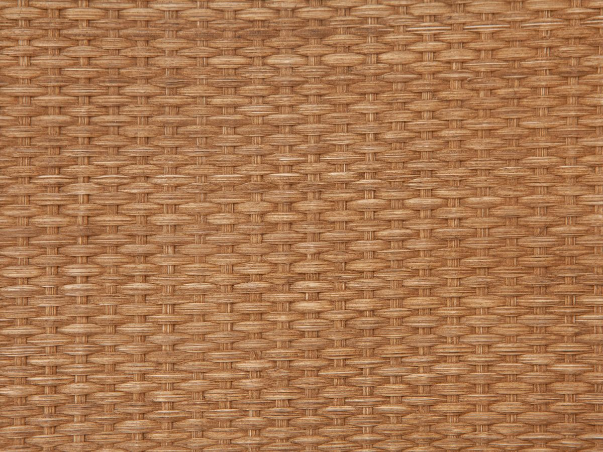Dressoir 3 deuren 186 cm ALBI in massief hout en rotan