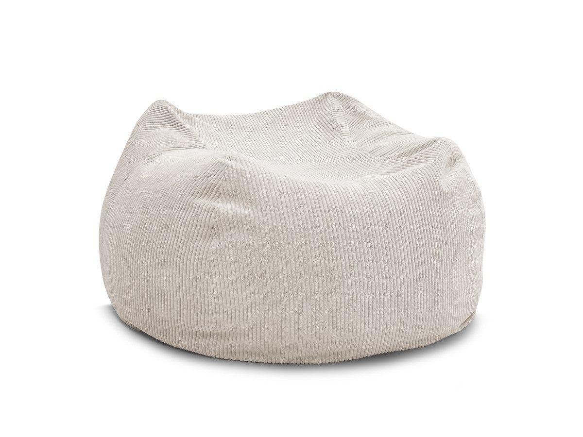 VOLTAIRE ultrazachte poef van corduroy