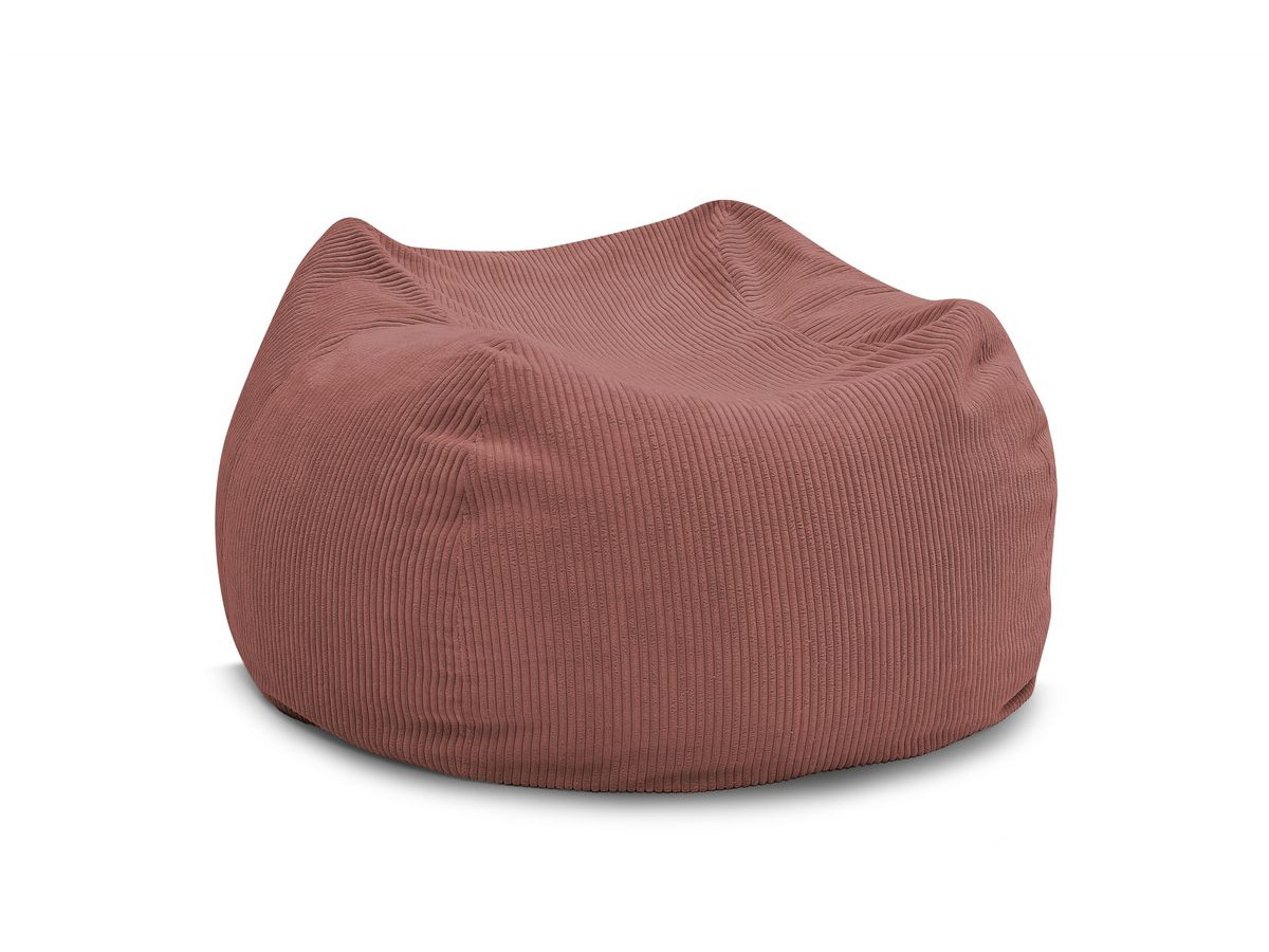 VOLTAIRE ultrazachte poef van corduroy