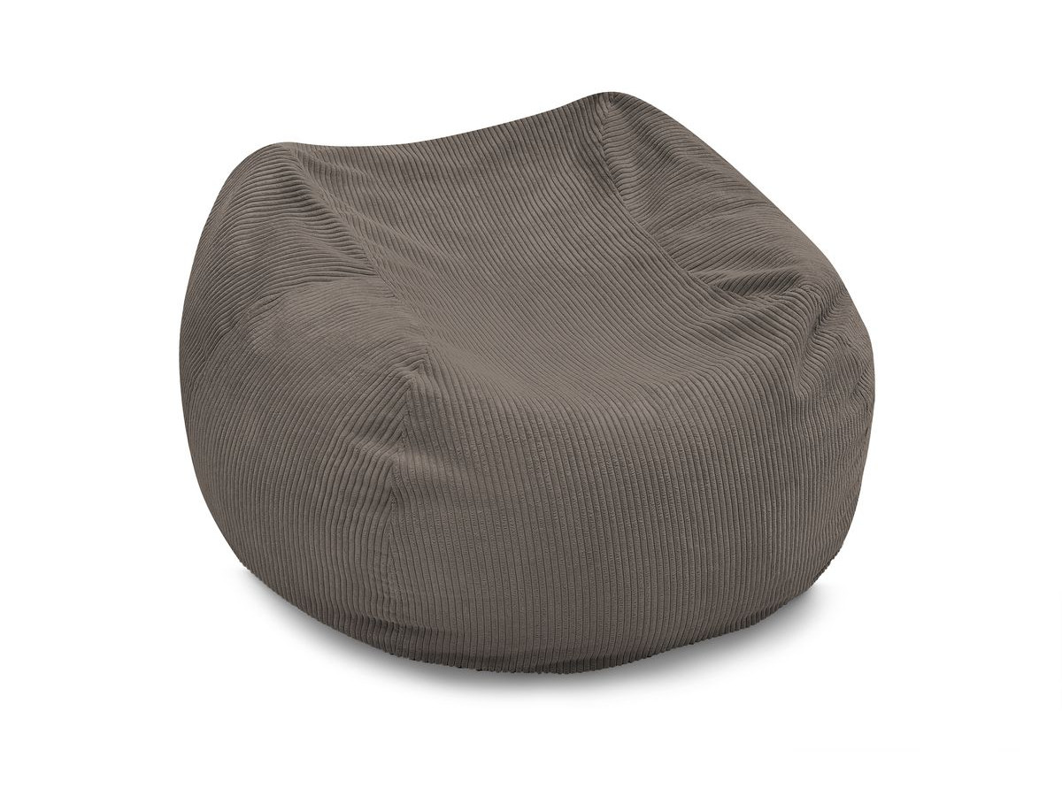 Canapé d'angle fixe EVEREST tissu chiné - Orange - Angle droit - 10 coussins