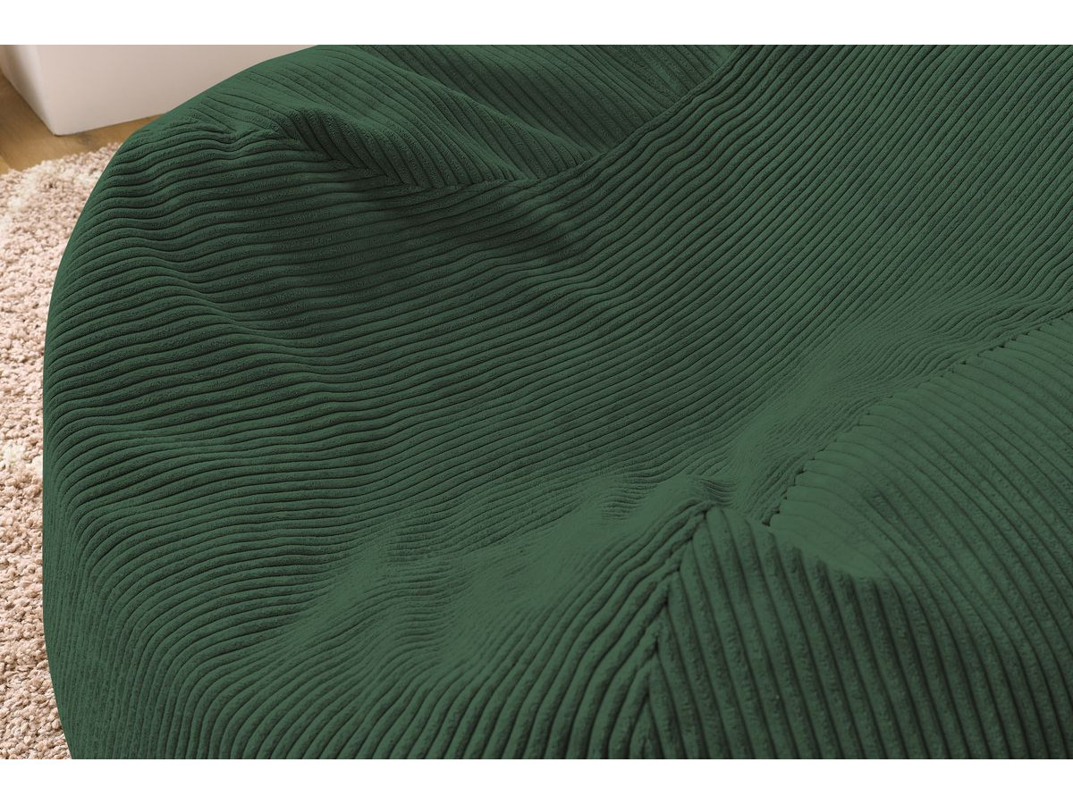 VOLTAIRE ultrazachte poef van corduroy