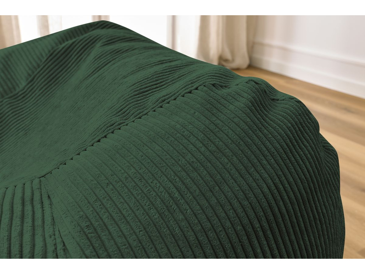 VOLTAIRE ultrazachte poef van corduroy