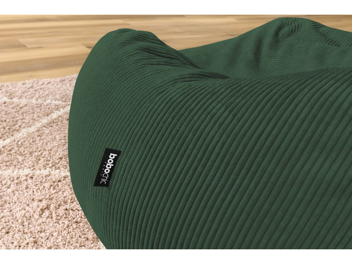 VOLTAIRE ultrazachte poef van corduroy