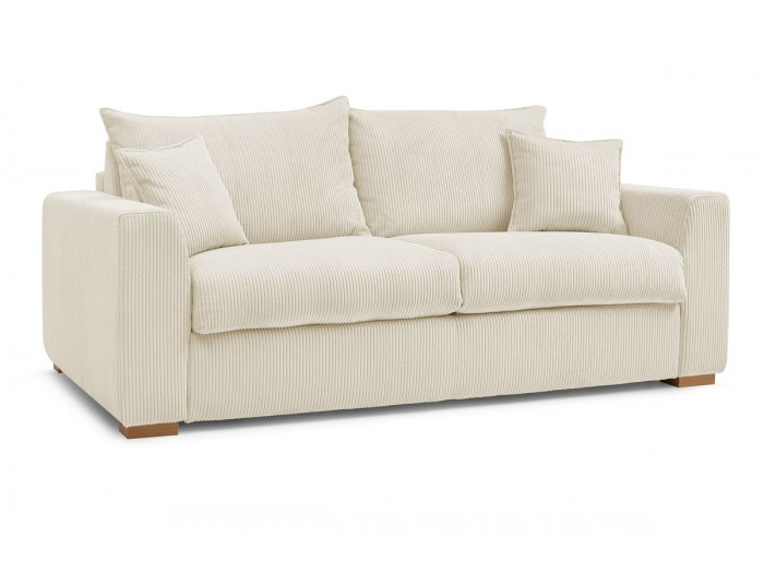 Canapé droit convertible AUGUSTIN ouverture express