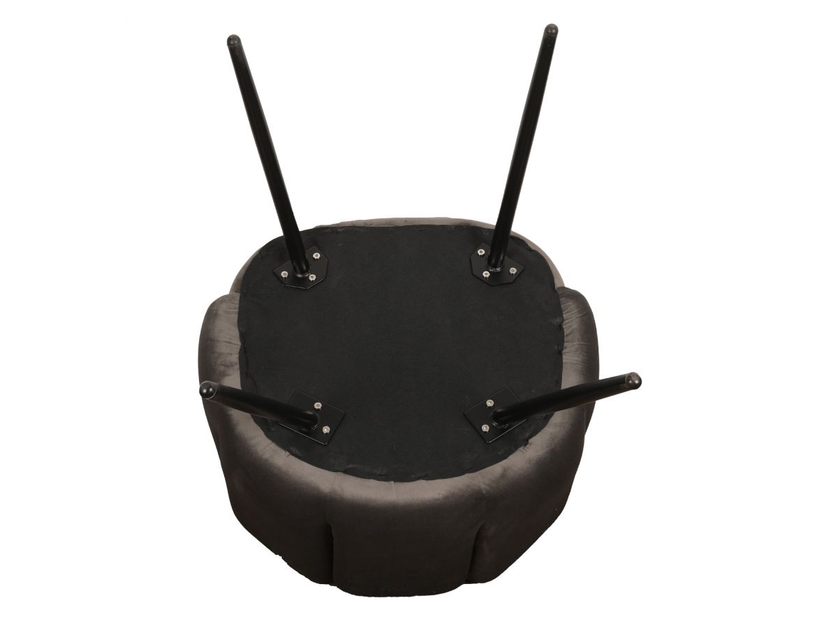 Set van 2 CELIA stoelen Fluwelen stof