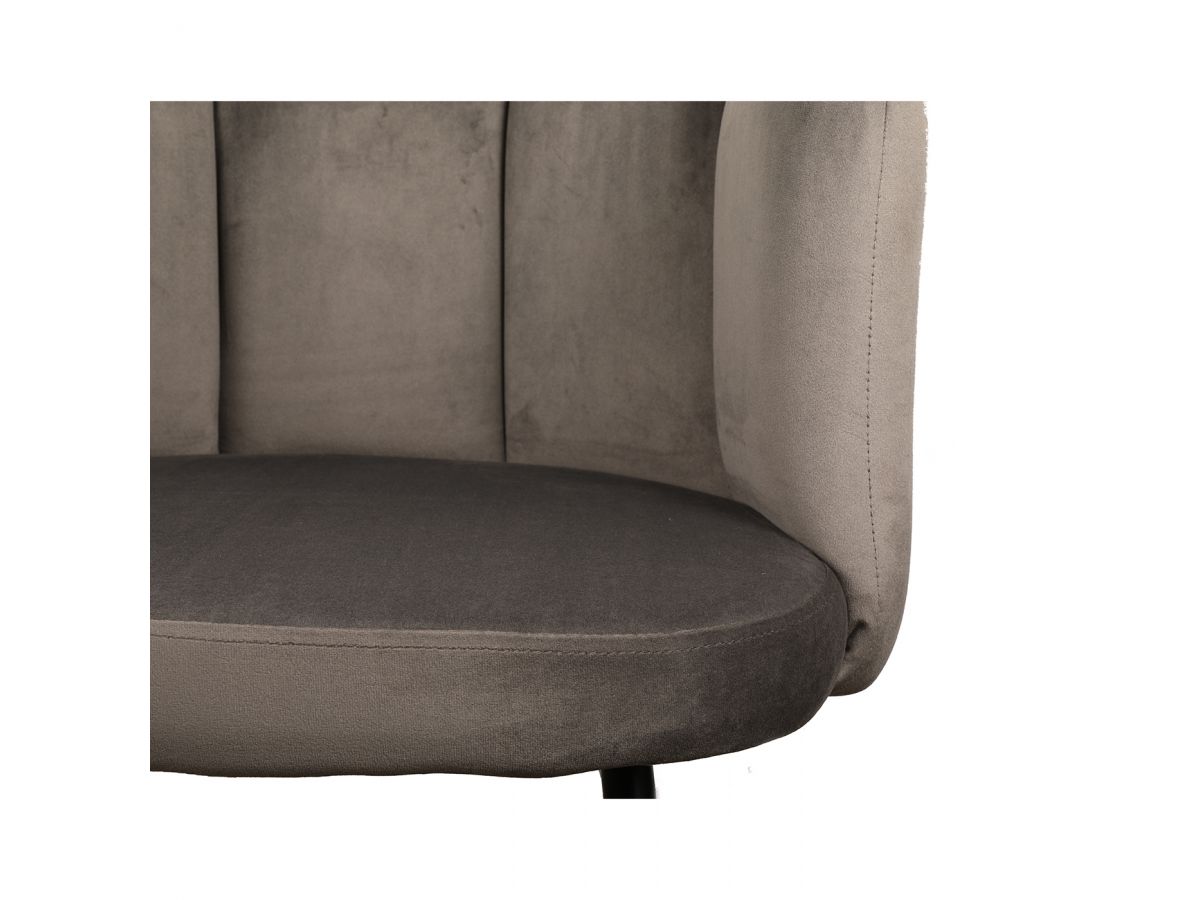 Set van 2 CELIA stoelen Fluwelen stof