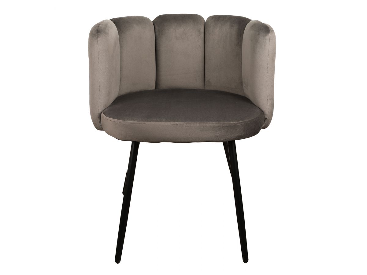 Set van 2 CELIA stoelen Fluwelen stof