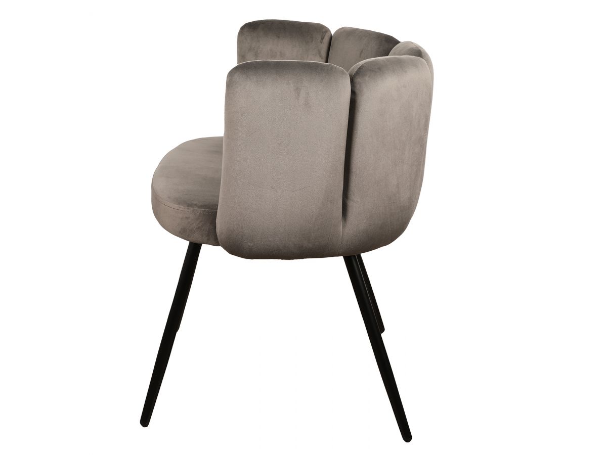 Set van 2 CELIA stoelen Fluwelen stof