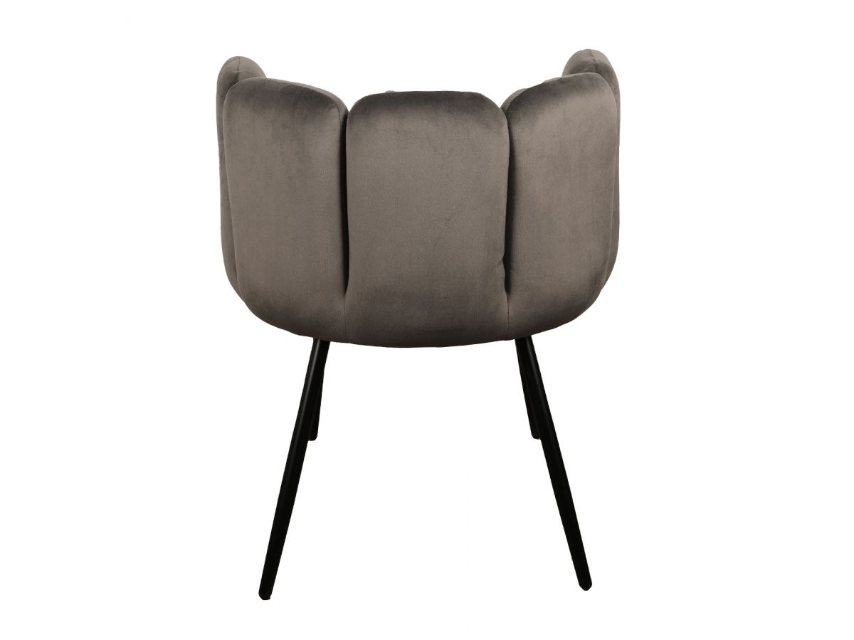 Set van 2 CELIA stoelen Fluwelen stof