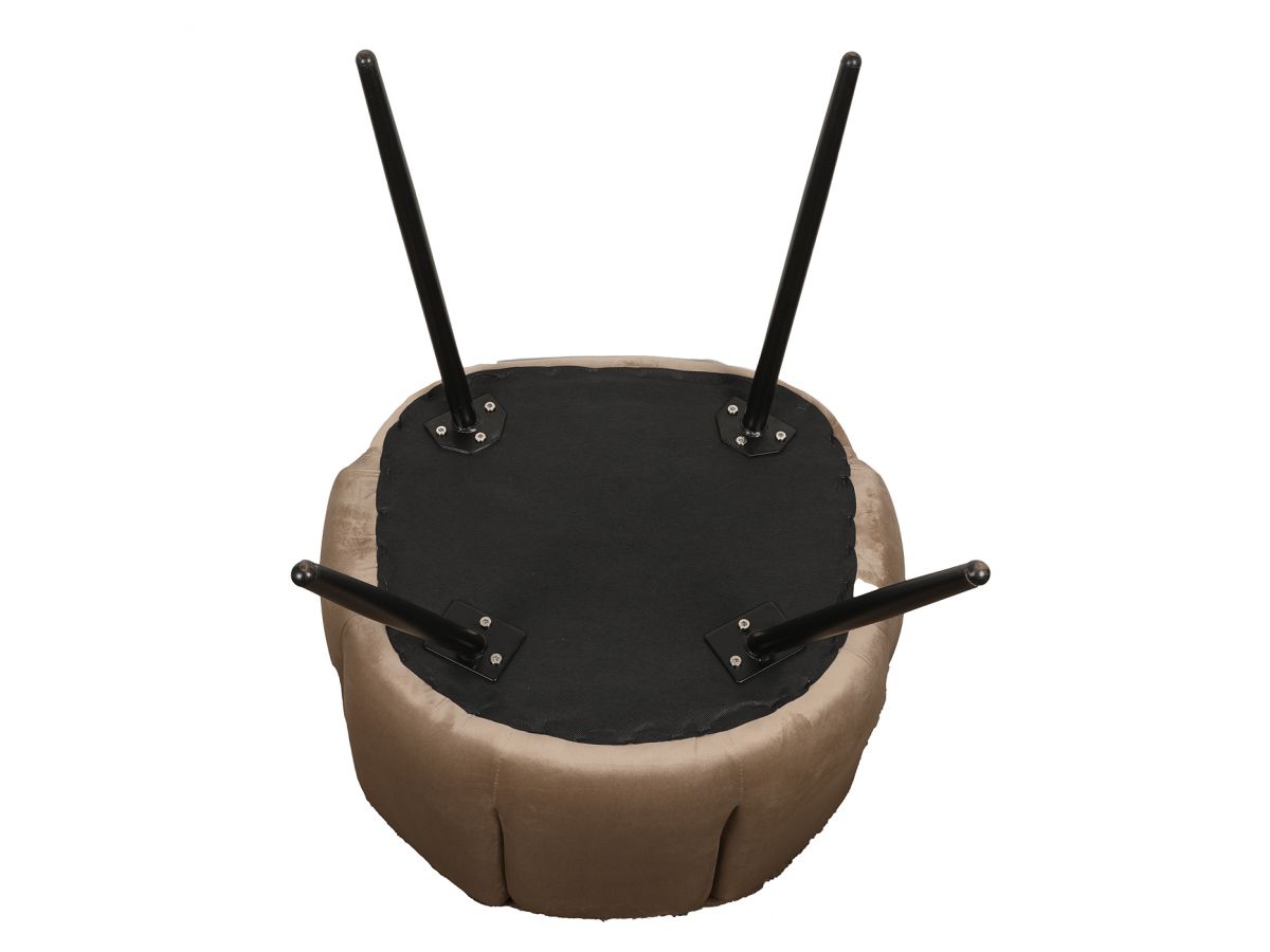 Set van 2 CELIA stoelen Fluwelen stof