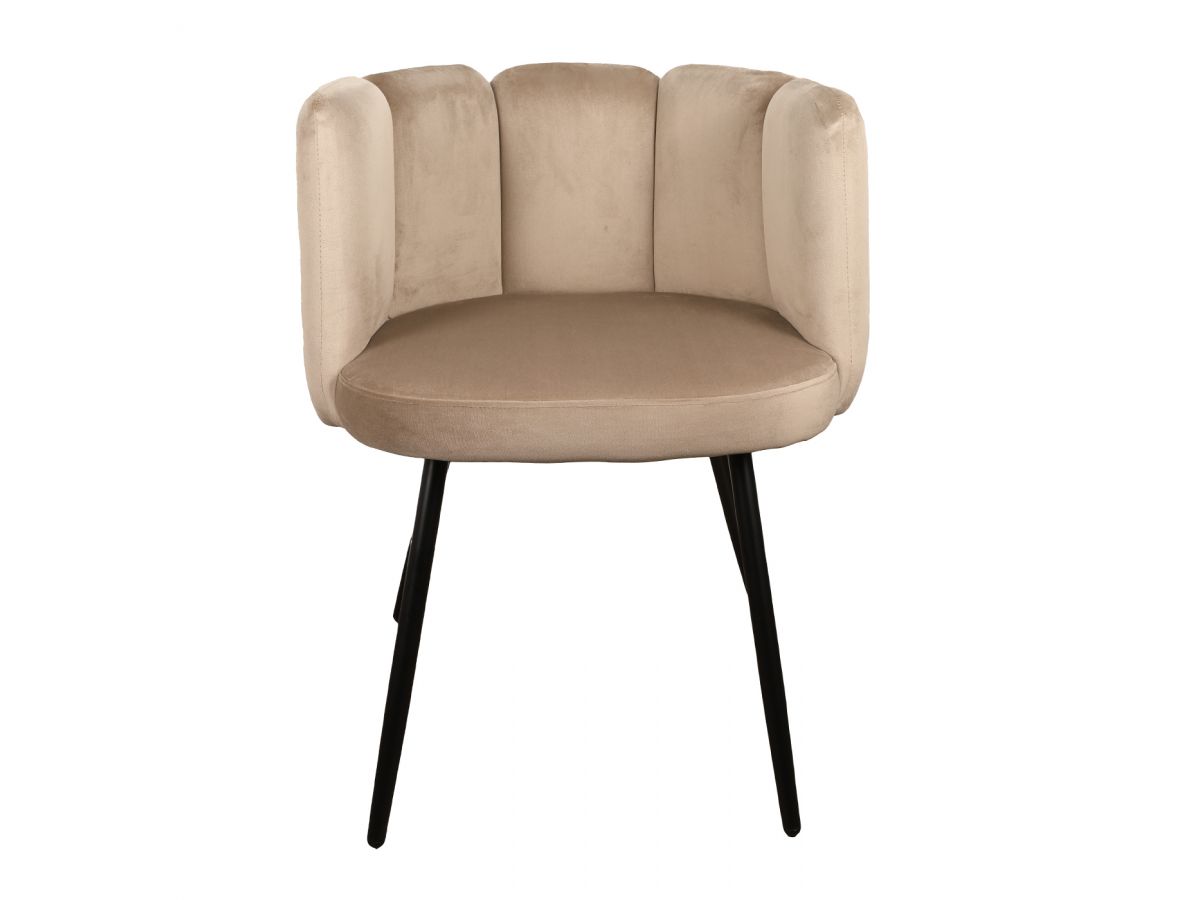 Set van 2 CELIA stoelen Fluwelen stof