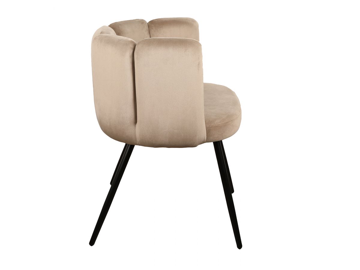 Set van 2 CELIA stoelen Fluwelen stof