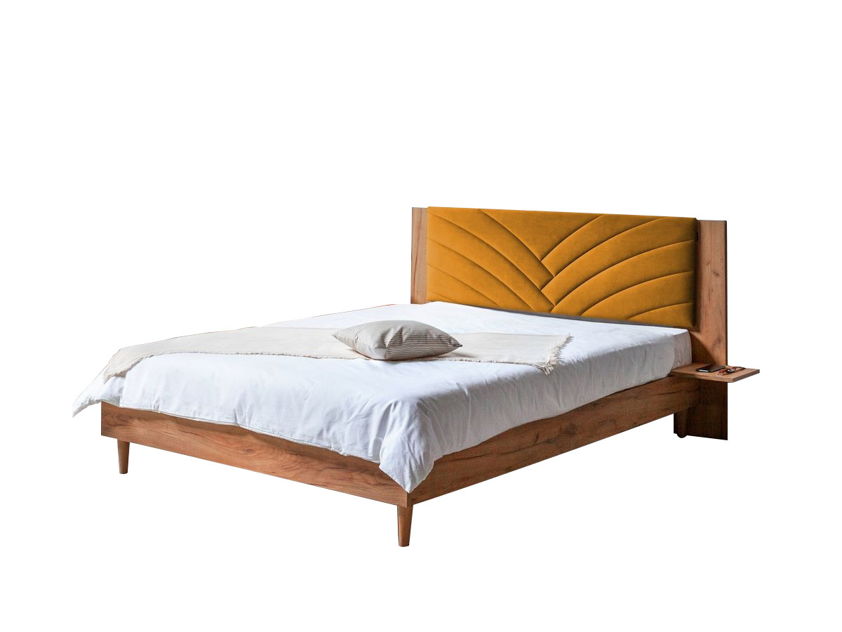 Structure de lit 140x190 cm TRIOMPHE avec lattes massives