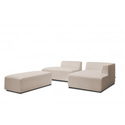 Angle fixe + pouf