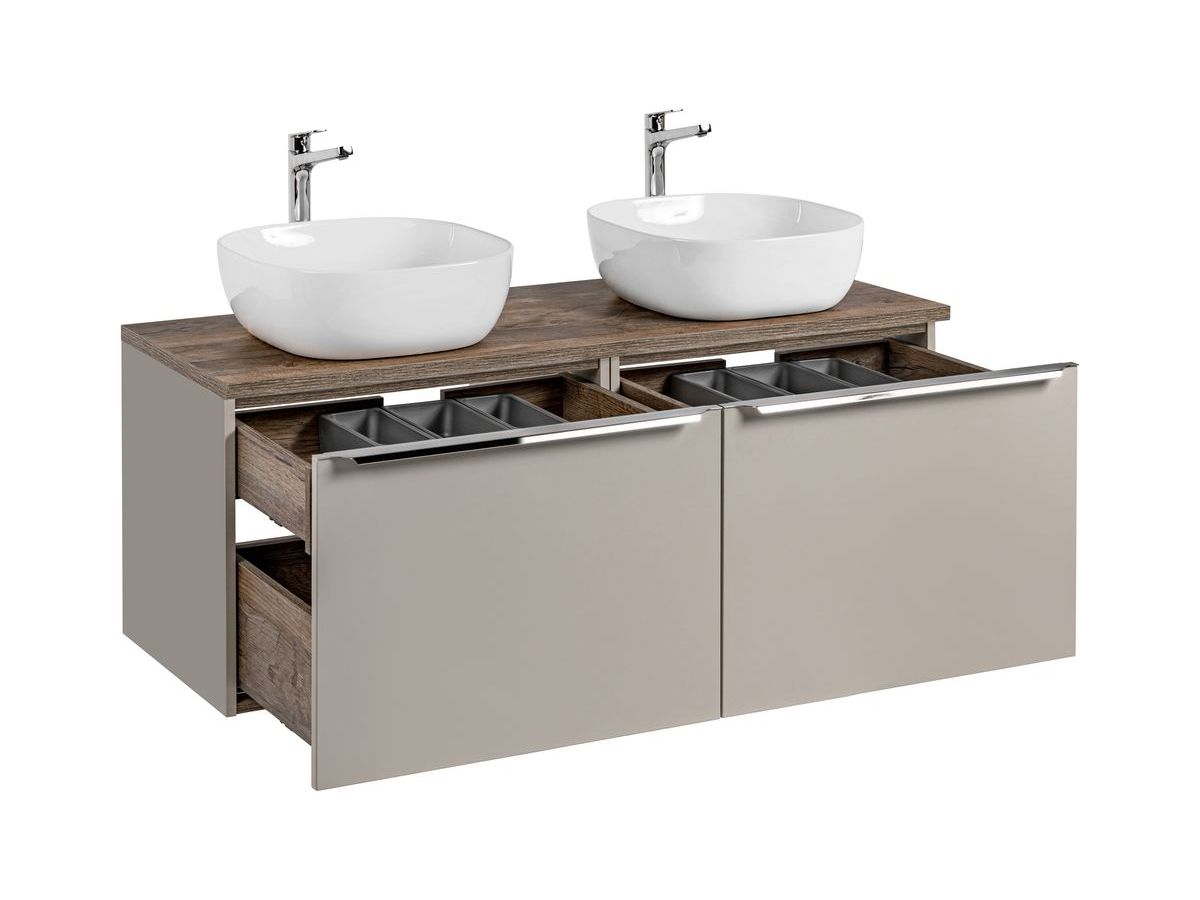 160 cm FANNY Taupe badkamerkast