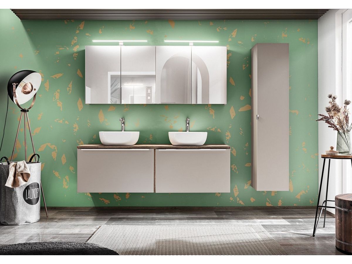 160 cm FANNY Taupe badkamerkast