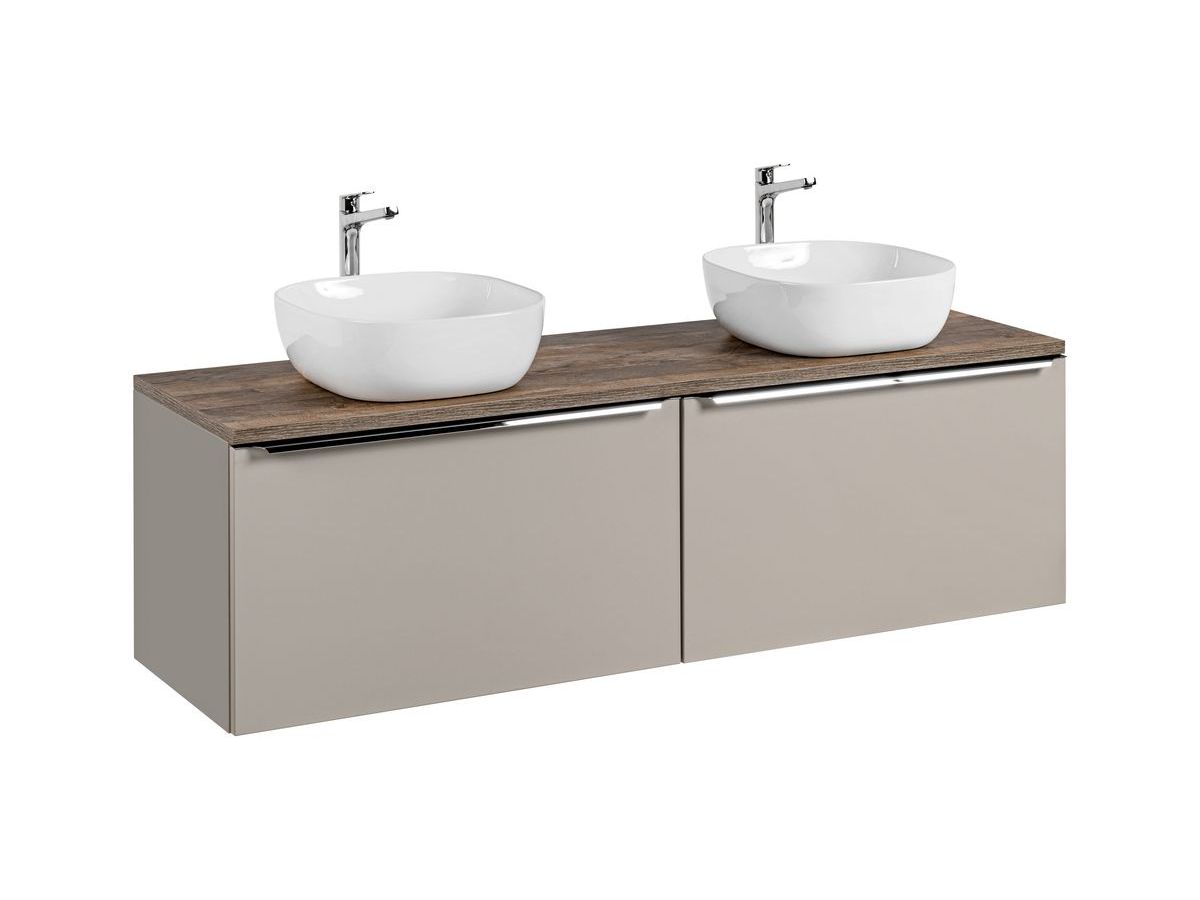 160 cm FANNY Taupe badkamerkast