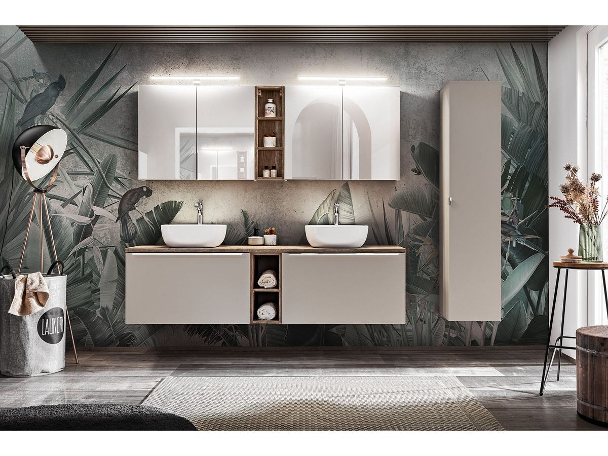 Badkamermeubel 180 cm FANNY Taupe