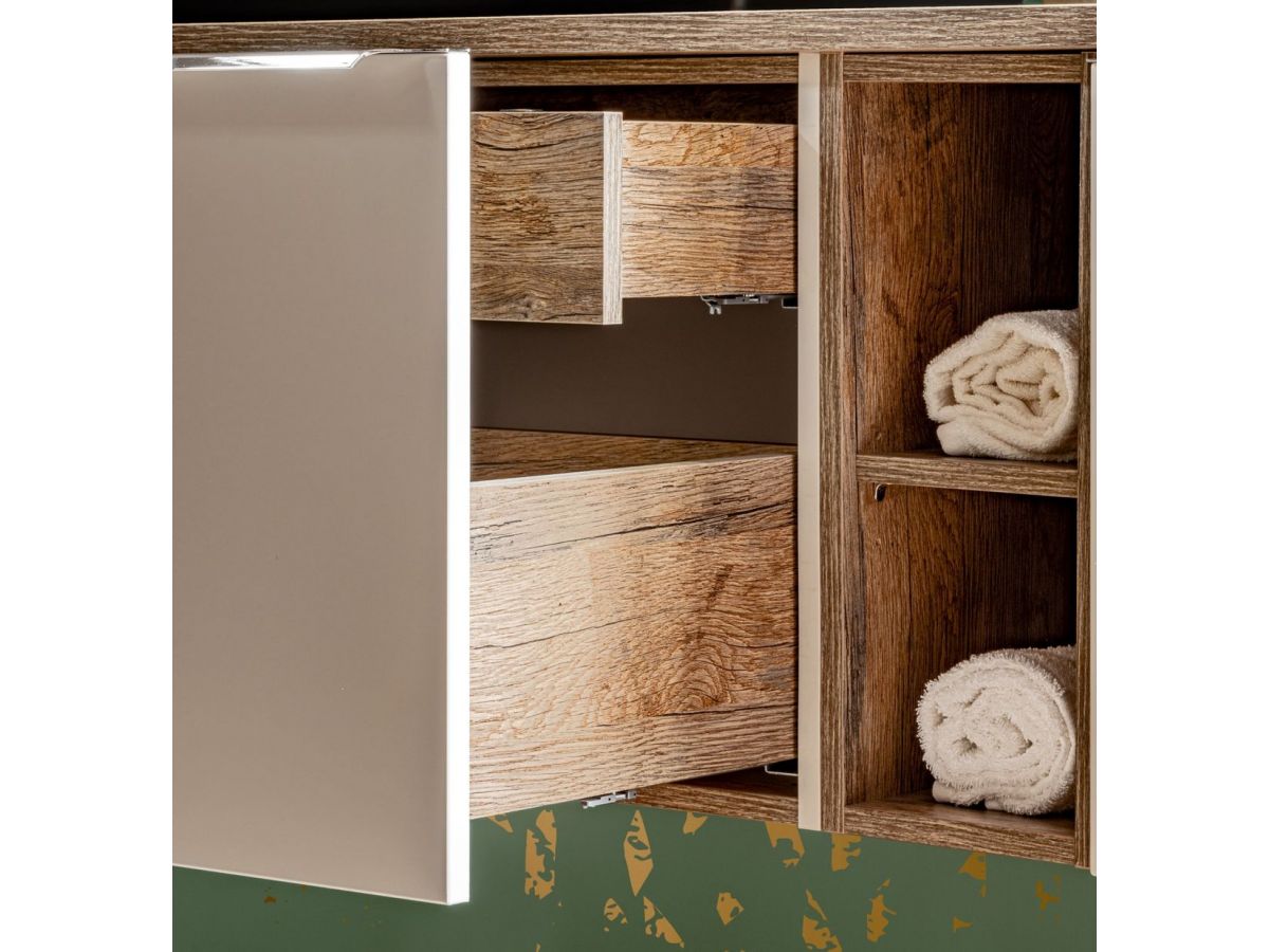 Badkamermeubel 180 cm FANNY Taupe