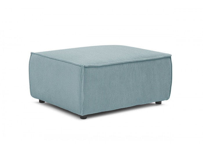 Pouf NIHAD compact velours côtelé