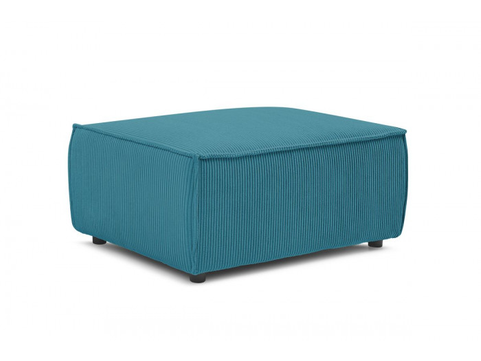 Pouf NIHAD compact velours côtelé