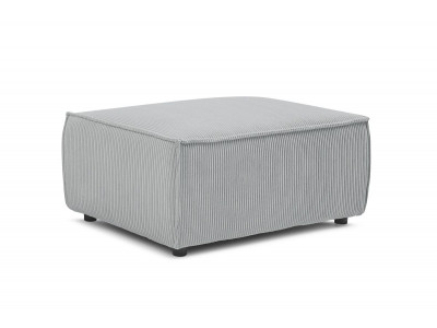 Pouf compact NIHAD velours côtelé