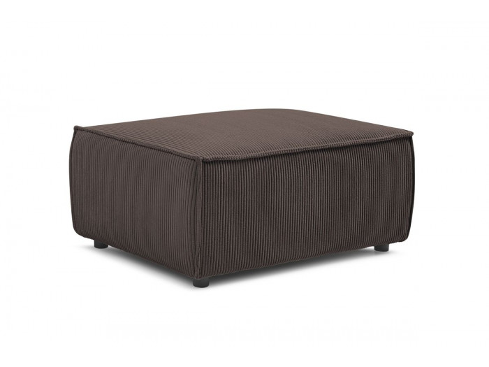 Pouf NIHAD compact velours côtelé