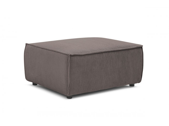 Pouf NIHAD compact velours côtelé