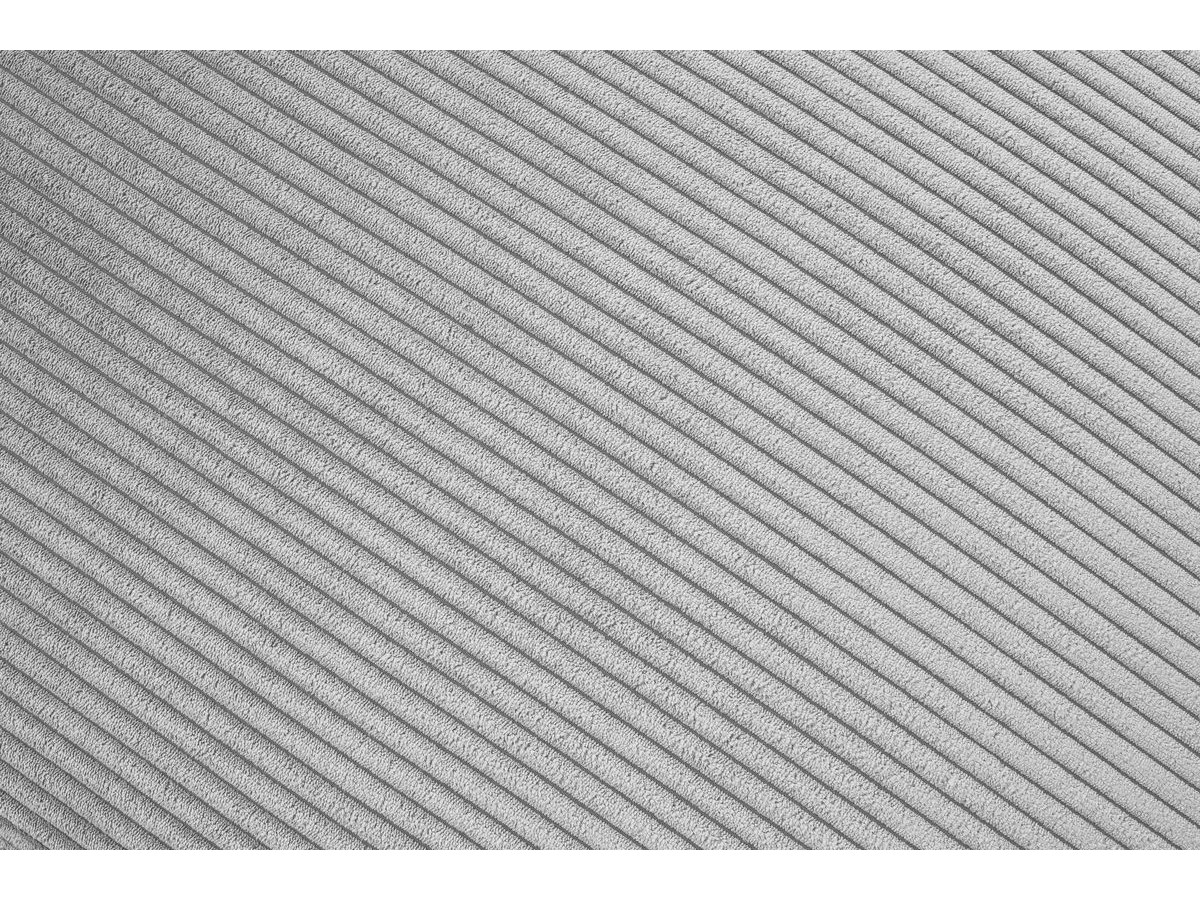 Canapé d'angle fixe compact NIHAD velours côtelé