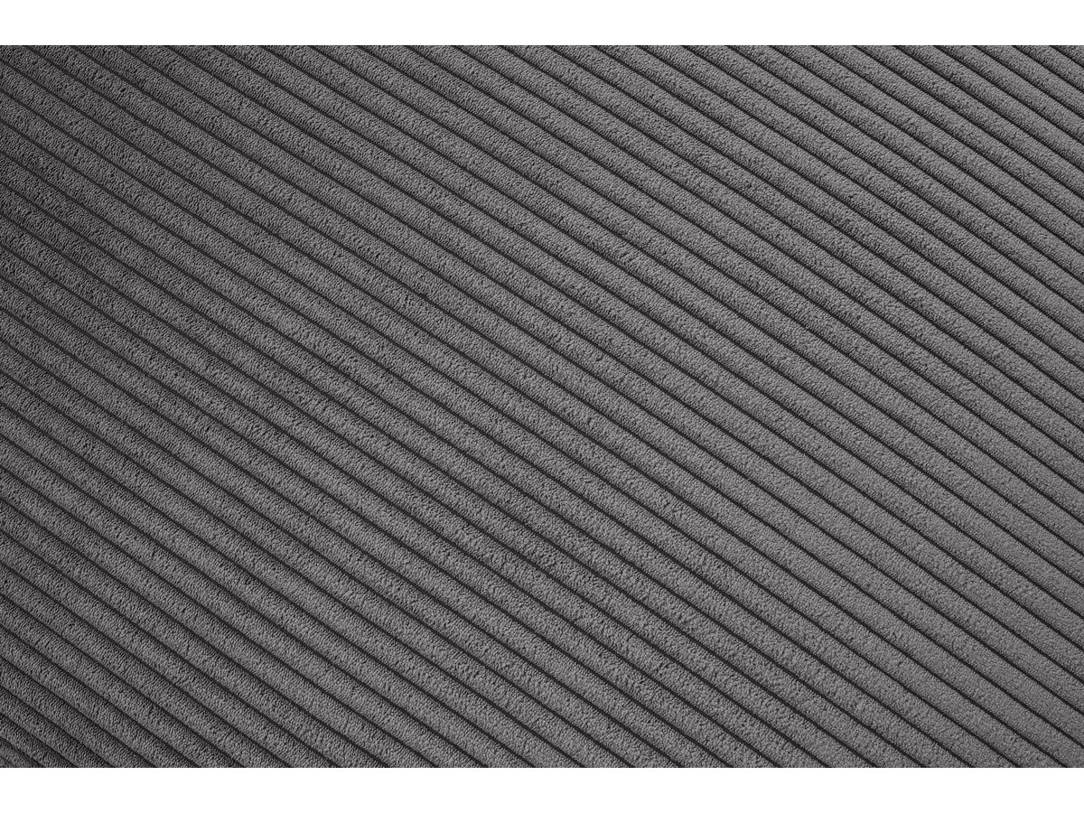 Canapé d'angle fixe compact NIHAD velours côtelé