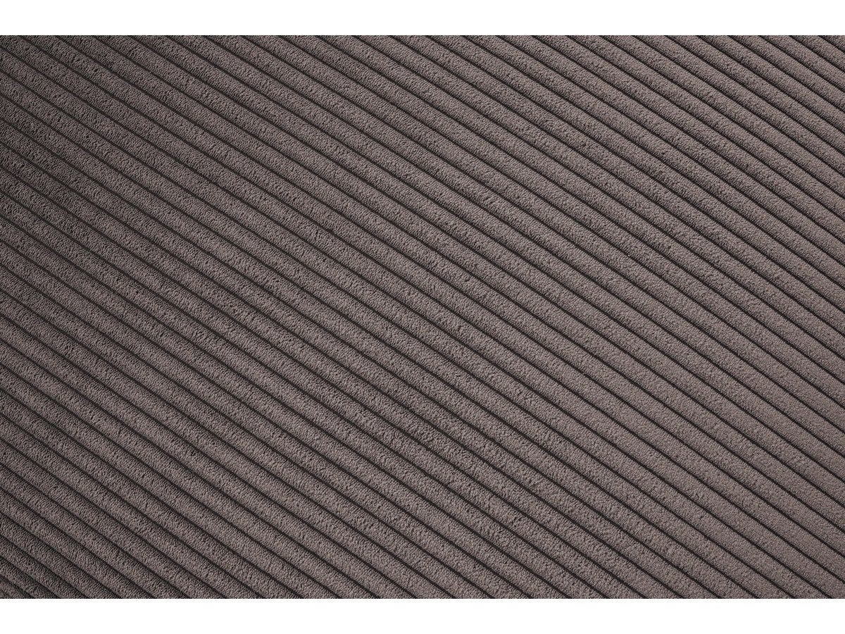 Canapé d'angle fixe compact NIHAD velours côtelé
